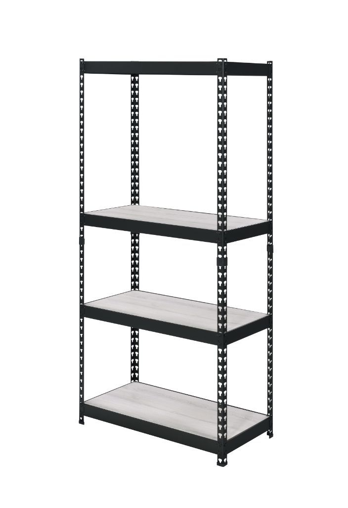 Decmus Bookshelf, Natural & Black Finish 92780
