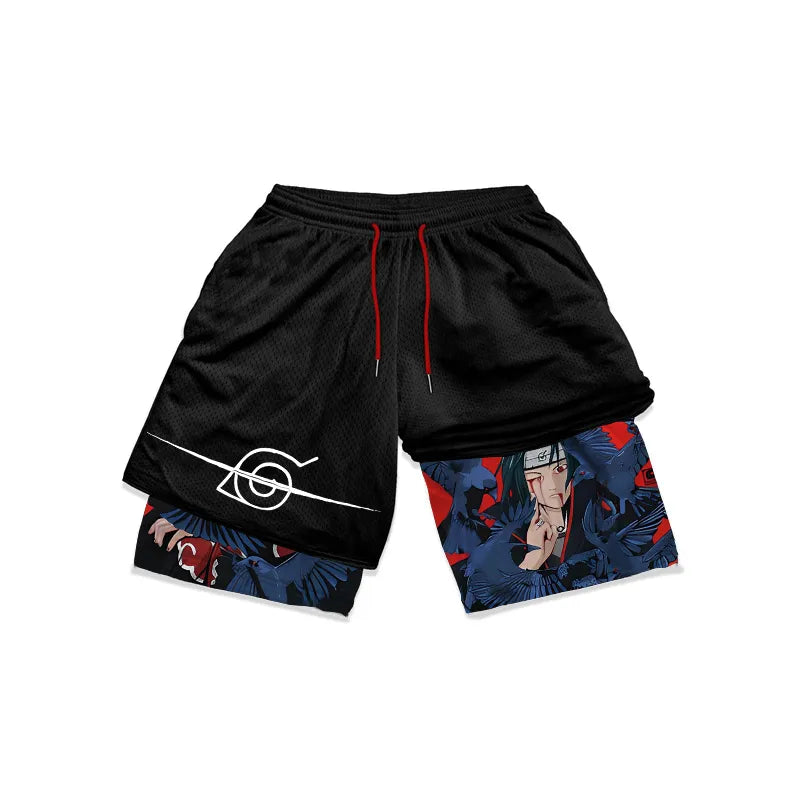 22SHORT ANIME FIT™ UNISEX NARUTO ITACHI