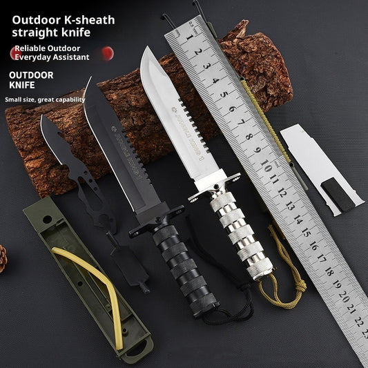 Keel Integrated Multifunctional Small Straight Knife Field Survival Tactical Knife