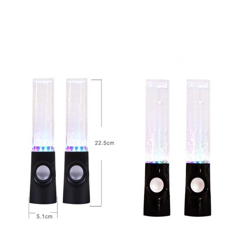 Dancing Water Speaker LED Light Fountain Speaker Family Party