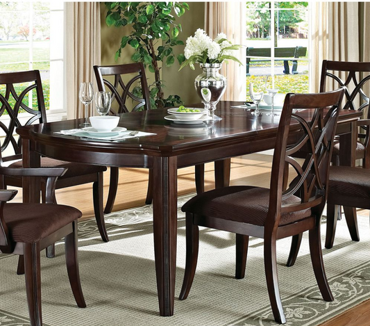 Keenan Dining Table in Dark Walnut 60255