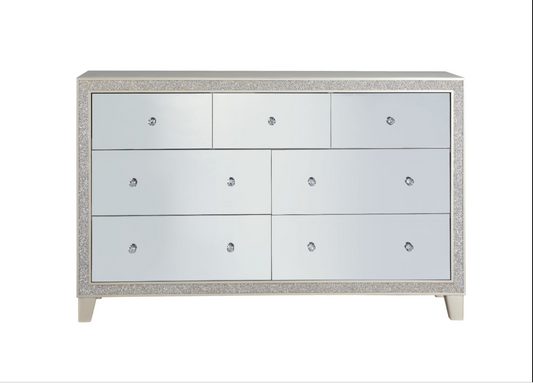 Sliverfluff Dresser, Mirrored  Champagne Finish BD00246