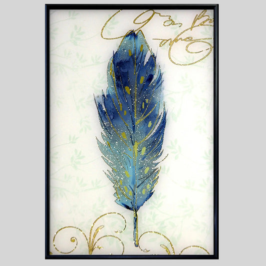 4mm Tempered Glass Wall Art, UV Digital Printed,warm color, Wall Decor - Image #1