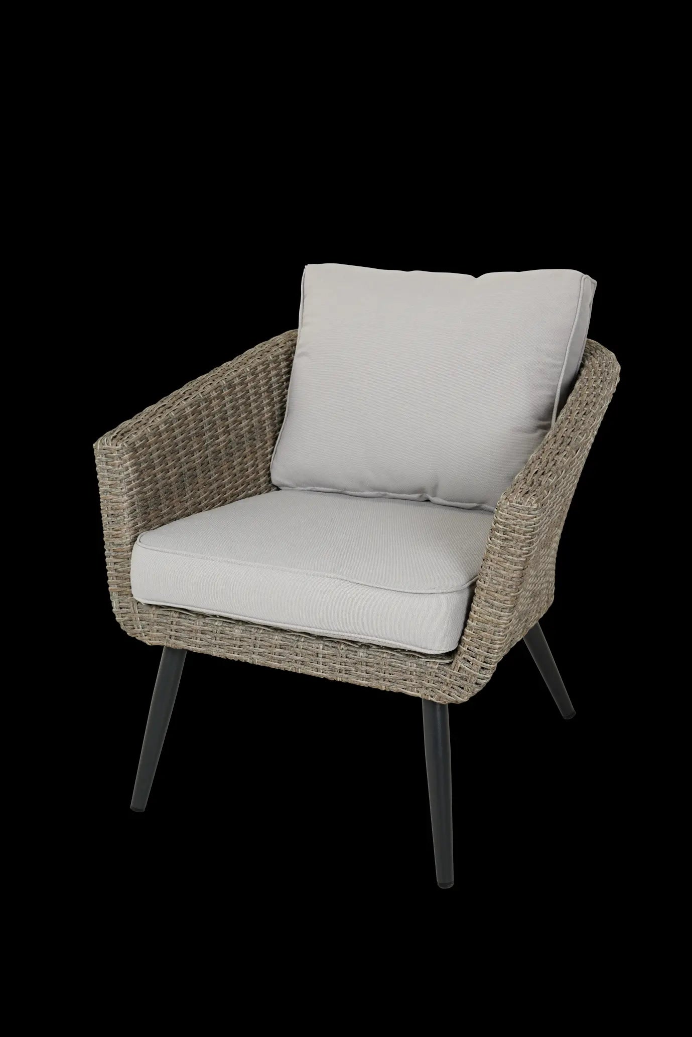 All-aluminum Rattan Table and Chair Set - Image #6