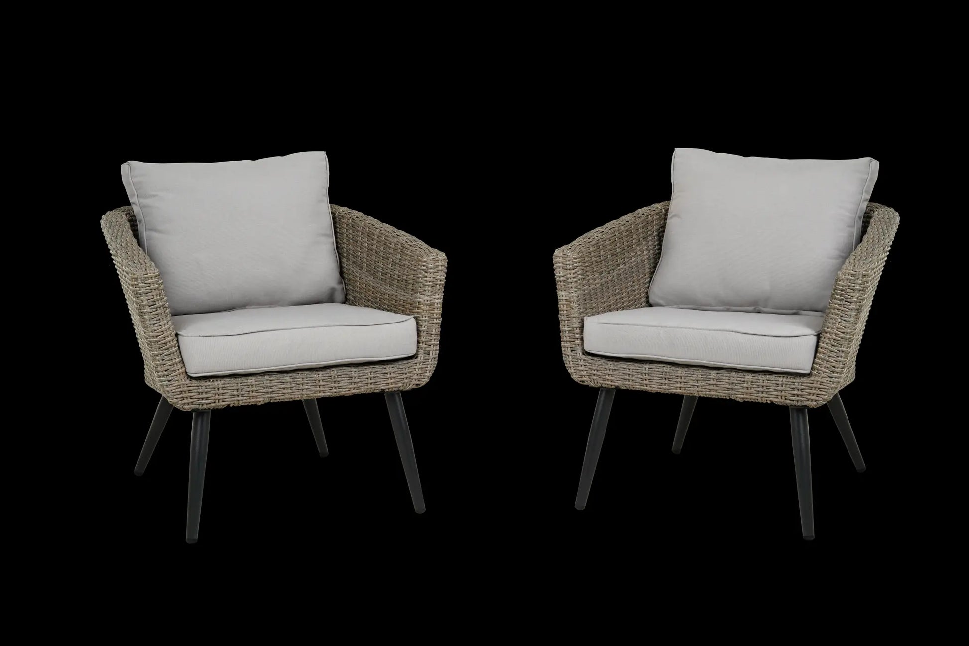 All-aluminum Rattan Table and Chair Set - Image #13