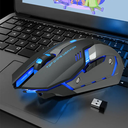 Wireless Charging Silent Gaming Mouse Machinery - Image #1