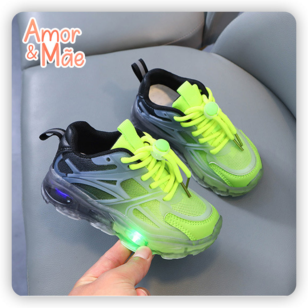 Fast Gradient Children's Sneakers with LED