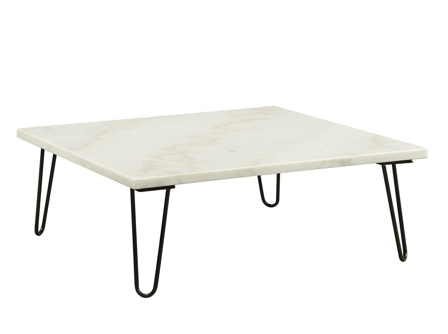 Telestis Coffee Table in White Marble  Black 84500