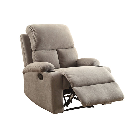 Rosia Recliner (Motion) in Gray Velvet 59549