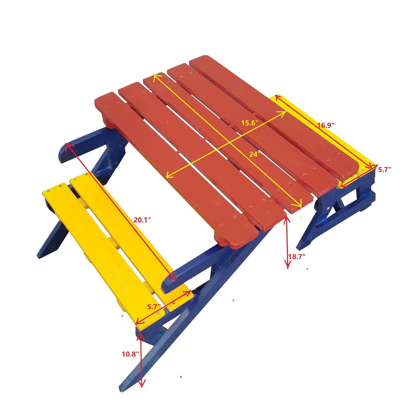 KID'S MULTI-FUNCTIONAL 1  TABLE+ 2 CHAIR（All-in-one）
