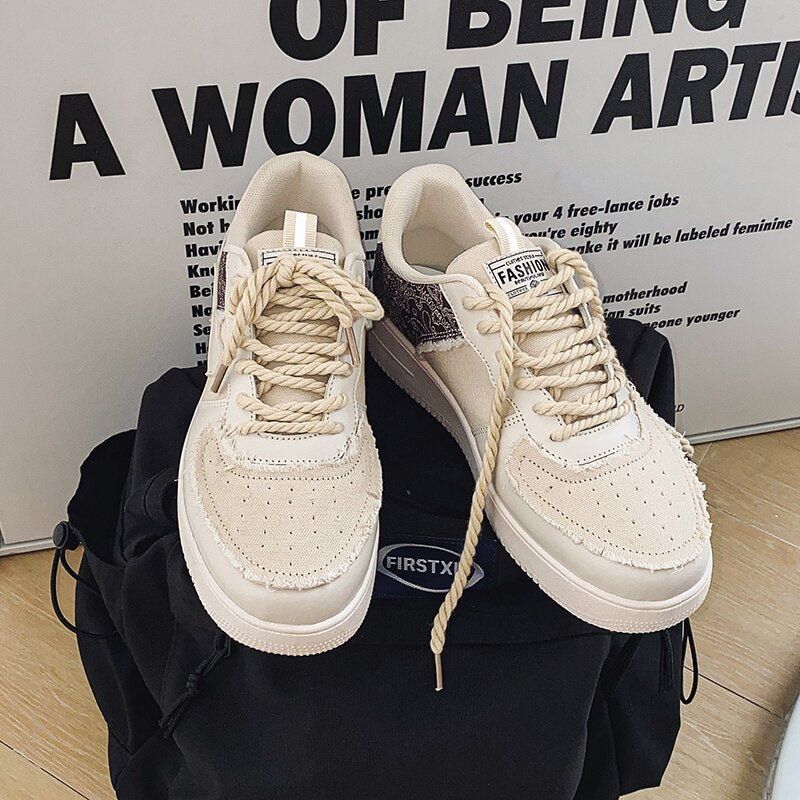 Heart Paisley Retro Sneakers (FREE SHIPPING)